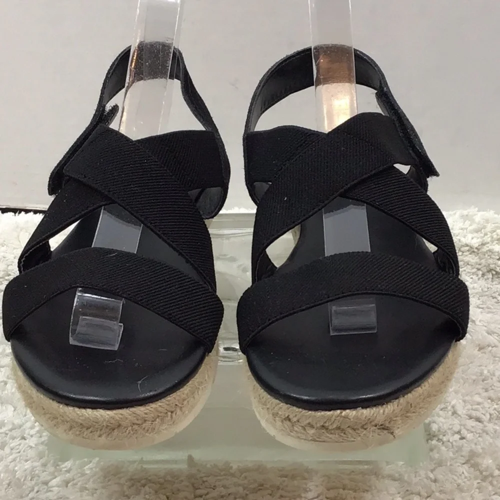 Marc Fisher Nalan black espadrille sandals